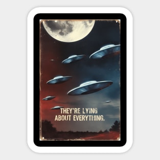 New Jersey Drones UFO Sticker